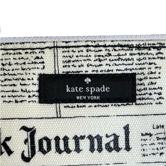 Kate Spade Newspaper Print Clutch - Picture 6 of 6